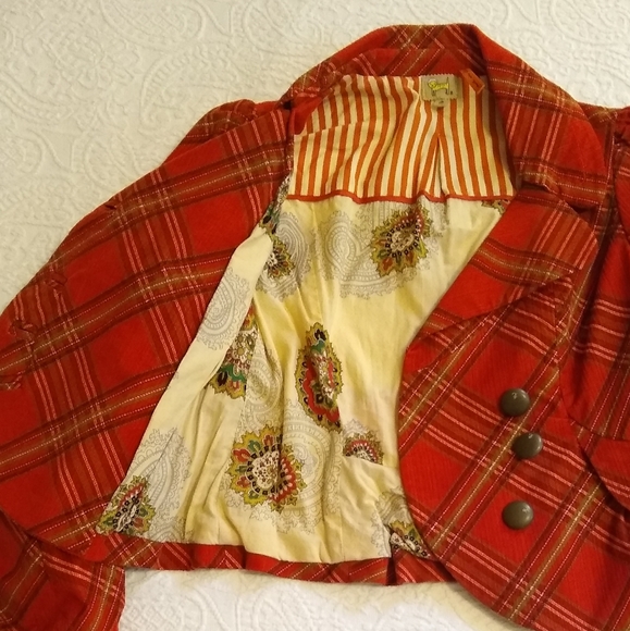 Anthropologie Plaid Blazer - Picture 3 of 4